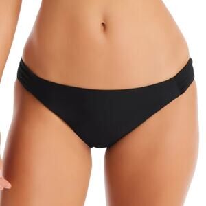 Bar III Women’s Hipster Bikini Swimsuit Bottom Black Size L